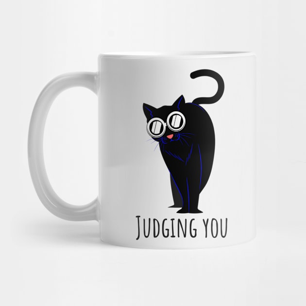 Cat judging you by Purrfect Shop